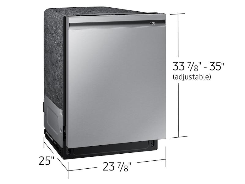 Smart 44dBA Dishwasher with StormWash+™ in Stainless Steel
