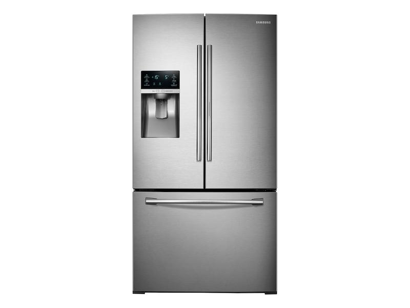 28 cu. ft. Food Showcase 3-Door French Door Refrigerator in Stainless Steel