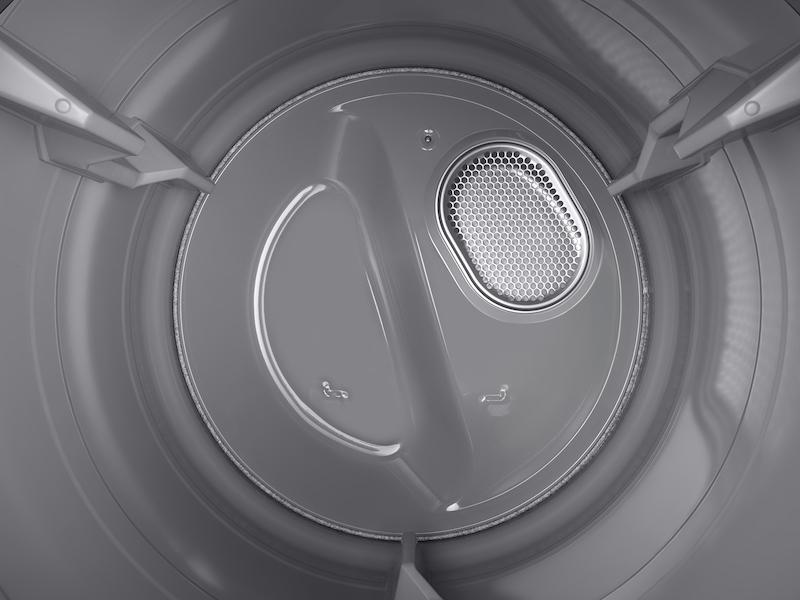 7.5 cu. ft. Front Load Electric Dryer with Sensor Dry in Platinum