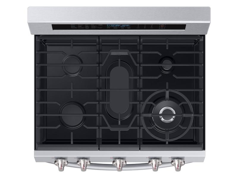5.8 cu. ft. Freestanding Gas Range with True Convection and Steam Reheat in Stainless Steel