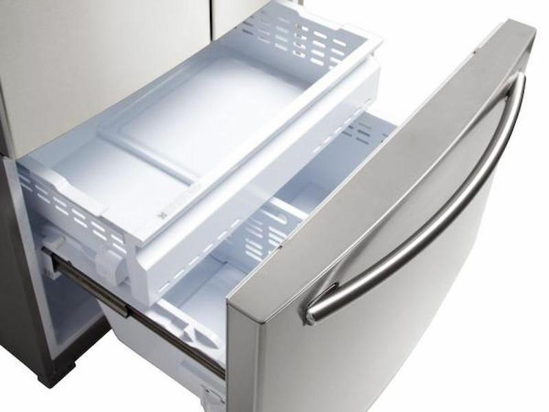 25 cu. ft. French Door Refrigerator with External Water & Ice Dispenser in Stainless Steel