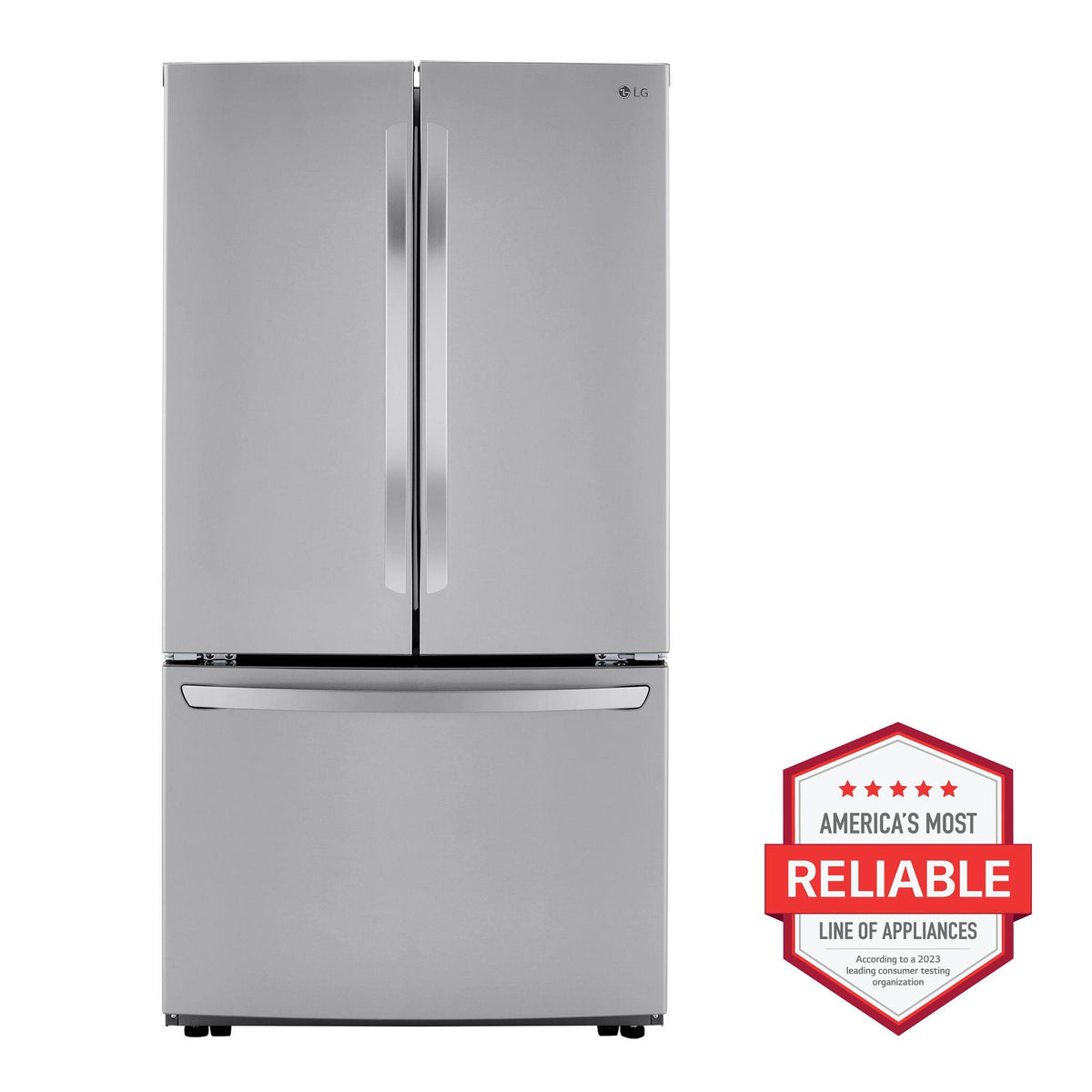 23 cu.ft French Door, Counter-Depth, Non Dispense Refrigerator