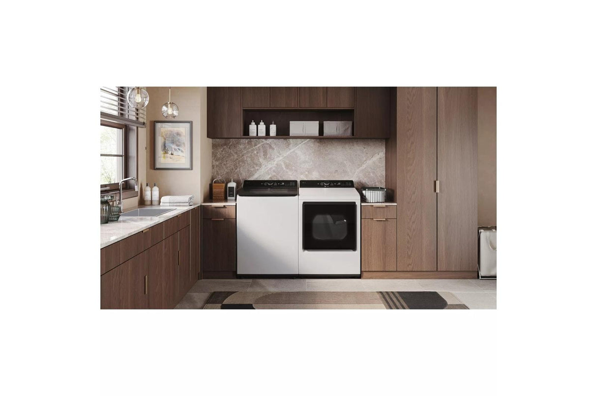 7.3 cu. ft. Ultra Large Capacity Rear Control Electric Dryer with LG EasyLoad™ Door and AI Sensing