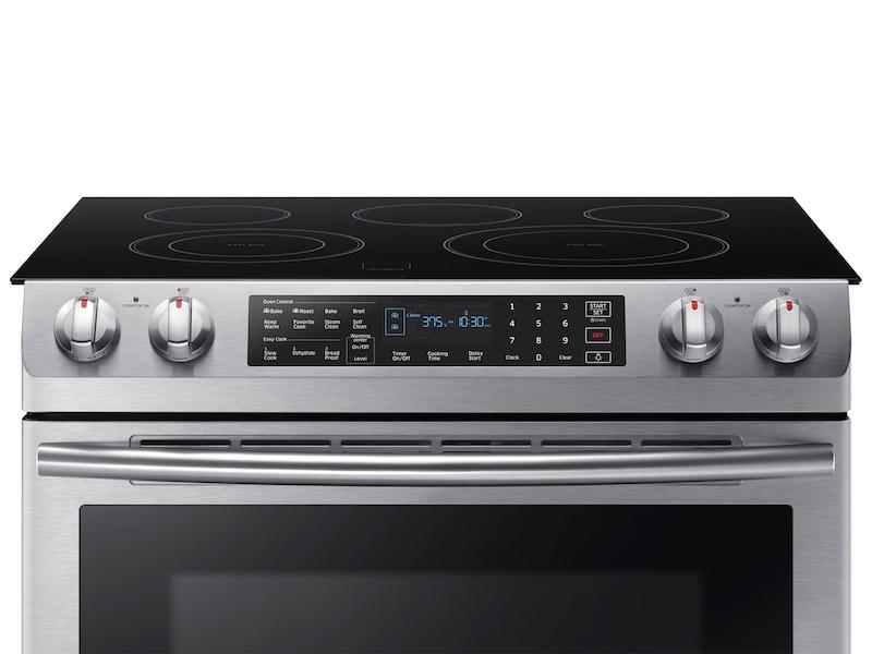 5.8 cu. ft. Slide-in Electric Range in Stainless Steel