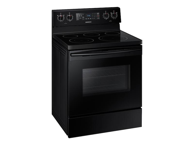 5.9 cu. ft. Freestanding Electric Range with Convection in Black
