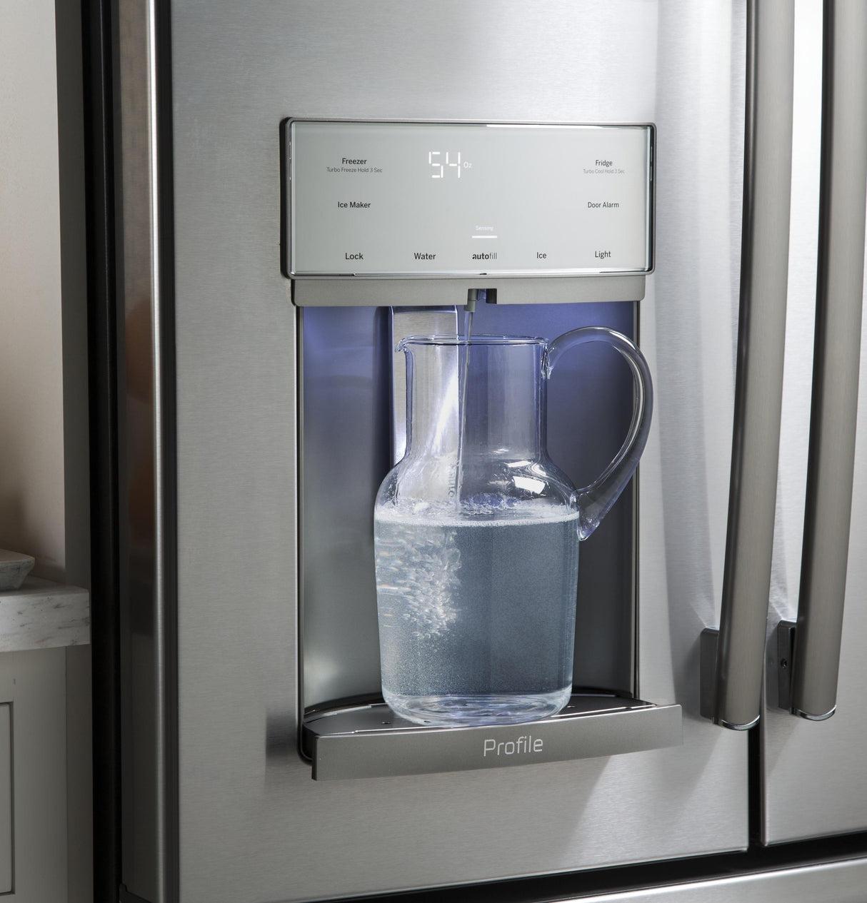 GE Profile™ Series ENERGY STAR® 27.7 Cu. Ft. French-Door Refrigerator with Hands-Free AutoFill