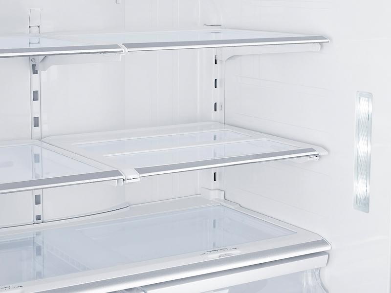 23 cu. ft. Counter Depth 4-Door Refrigerator with FlexZone™ Drawer in Stainless Steel