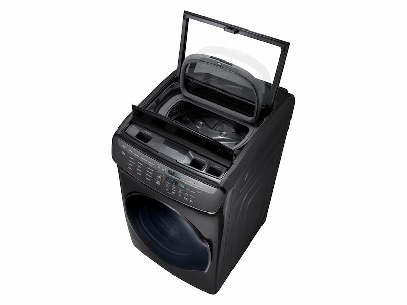 5.5 cu. ft. Smart Washer with FlexWash™ in Black Stainless Steel
