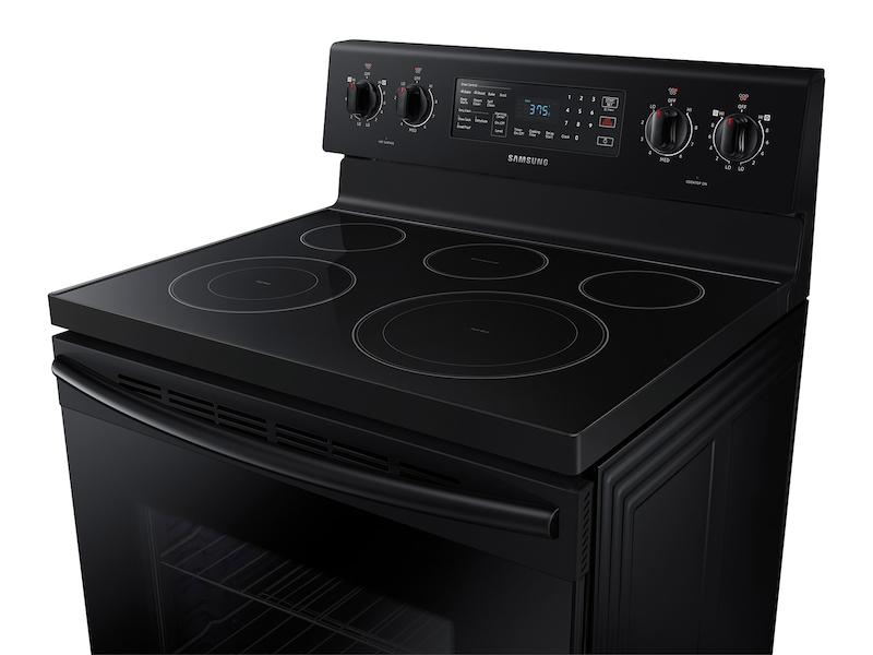 5.9 cu. ft. Freestanding Electric Range with Convection in Black