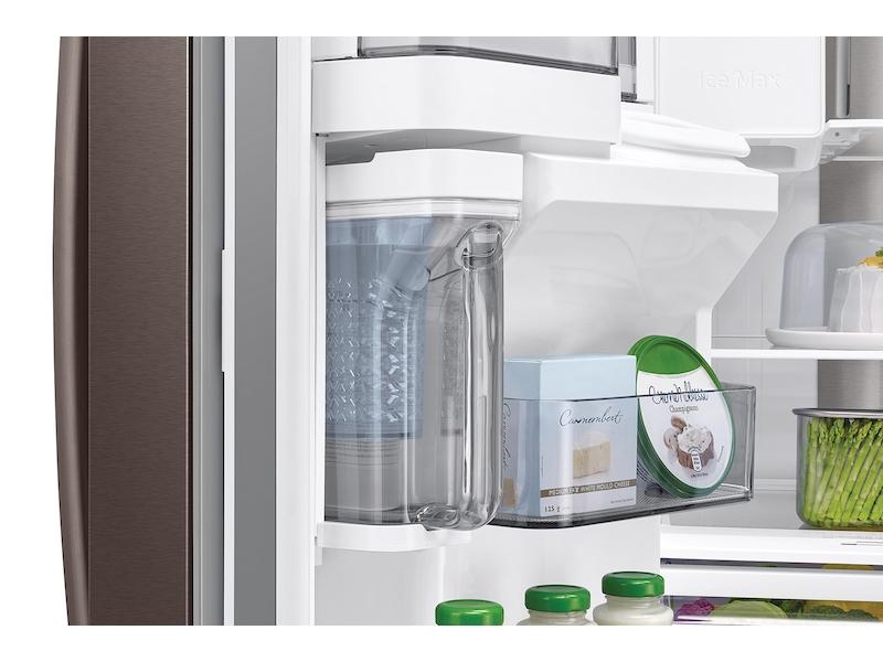 22 cu. ft. Food Showcase Counter Depth 4-Door French Door Refrigerator in Tuscan Stainless Steel