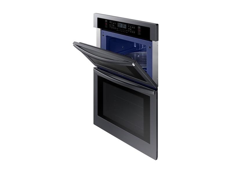 30" Microwave Combination Wall Oven in Black Stainless Steel