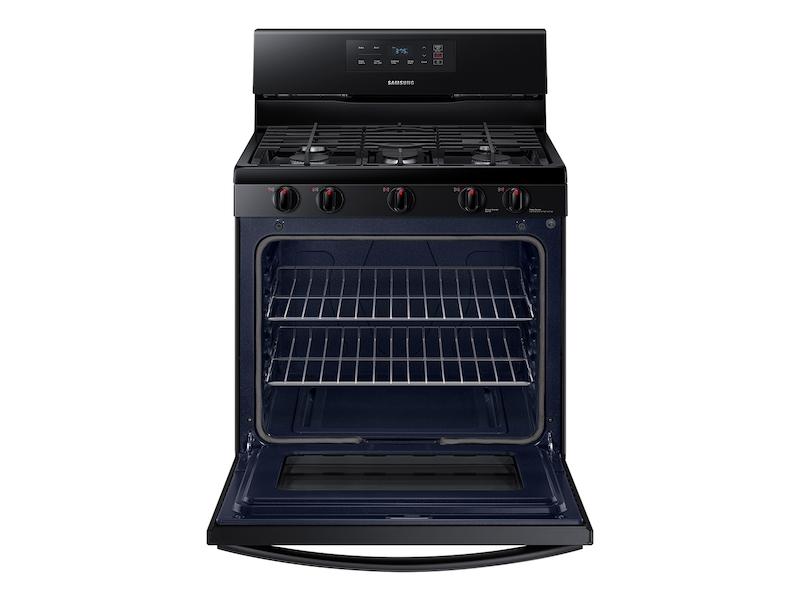 5.8 cu. ft. Freestanding Gas Range in Black
