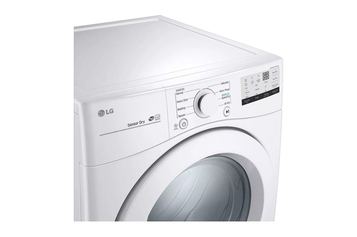 7.4 cu. ft. Large Capacity Electric Dryer - White