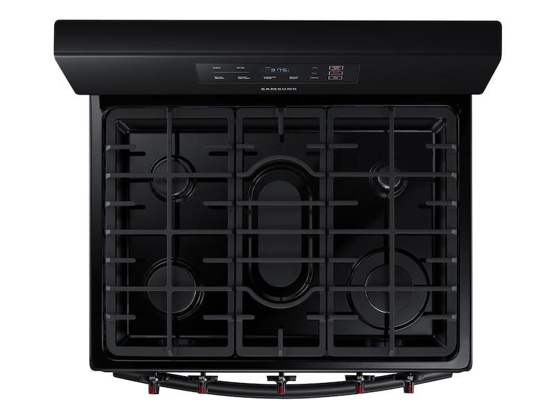 5.8 cu. ft. Freestanding Gas Range in Black
