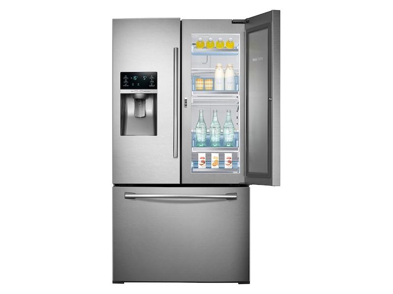 28 cu. ft. Food Showcase 3-Door French Door Refrigerator in Stainless Steel