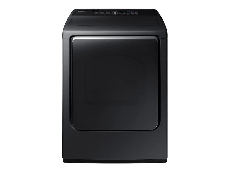 7.4 cu. ft. Electric Dryer with Integrated Controls in Black Stainless Steel