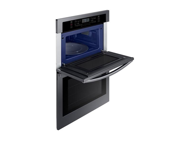 30" Microwave Combination Wall Oven in Black Stainless Steel
