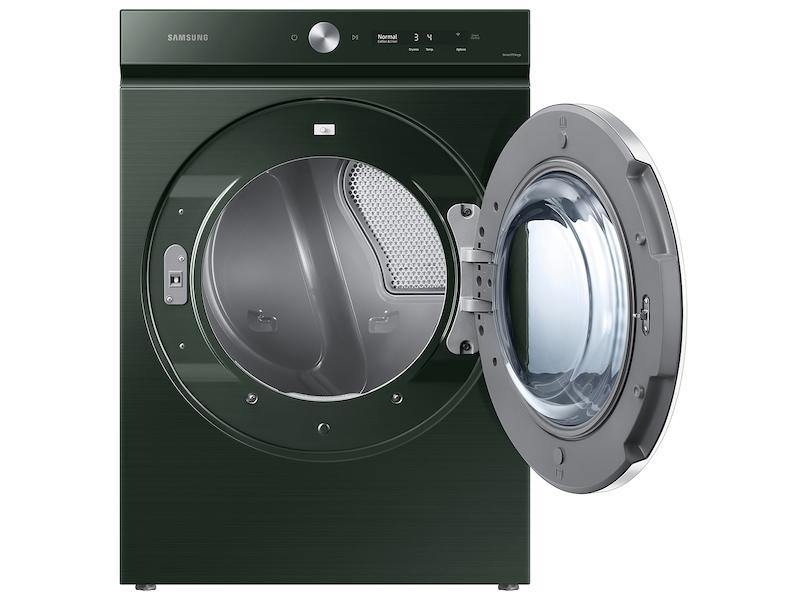 Bespoke 7.6 cu. ft. Ultra Capacity Electric Dryer with AI Optimal Dry and Super Speed Dry in Forest Green