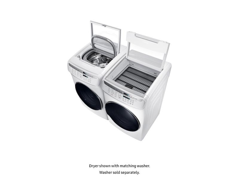 7.5 cu. ft. Smart Electric Dryer with FlexDry™ in White