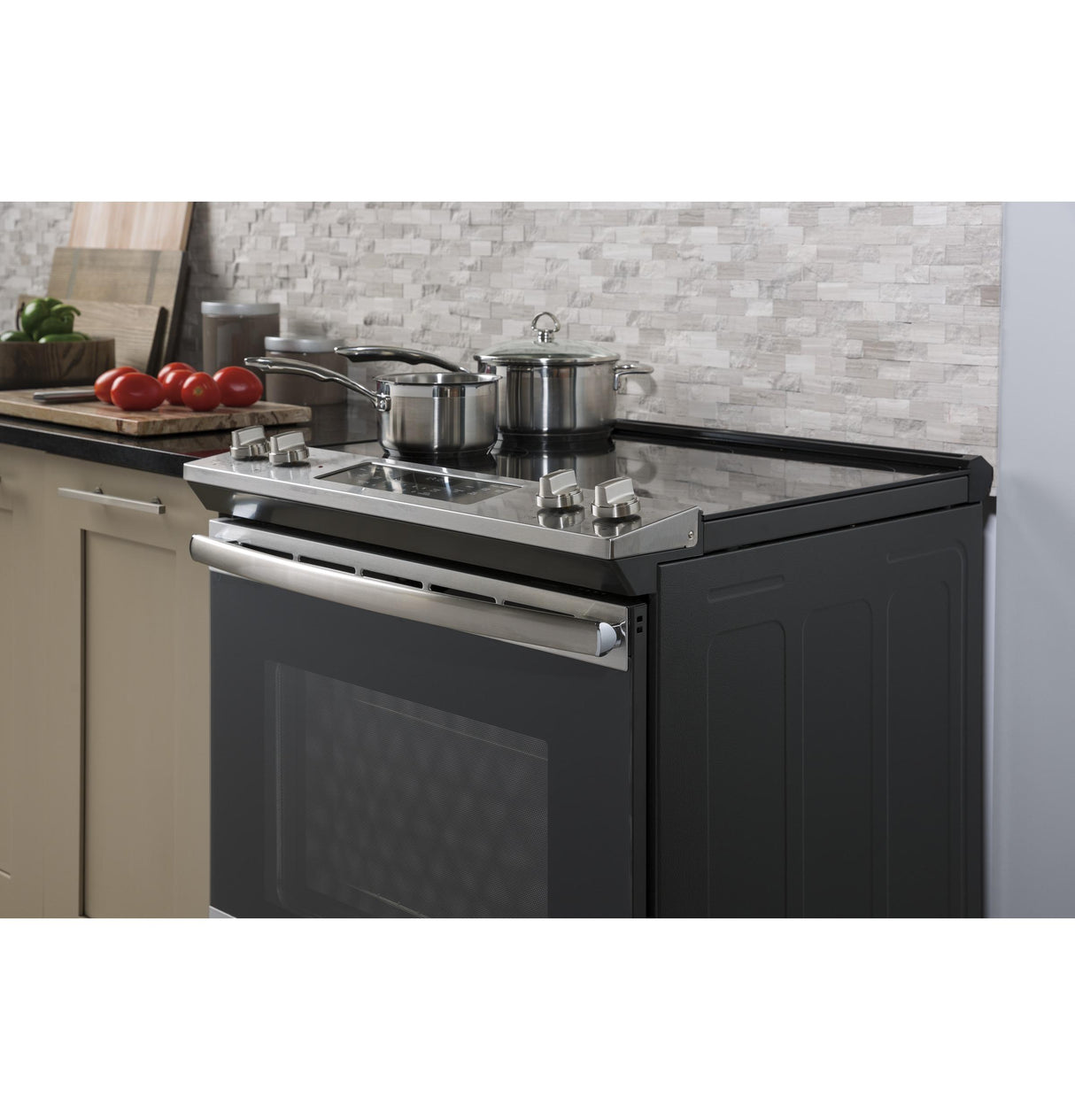 GE® 30" Slide-In Electric Range
