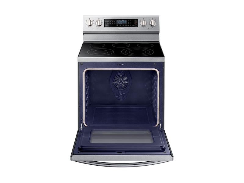 5.9 cu. ft. Freestanding Electric Range with True Convection & Steam Assist in Stainless Steel