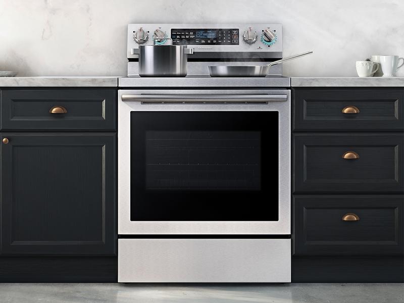 5.9 cu. ft. Freestanding Electric Range with True Convection & Steam Assist in Stainless Steel