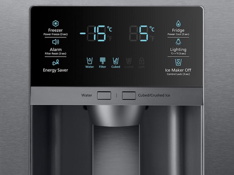 28 cu. ft. 4-Door French Door Refrigerator in Black Stainless Steel