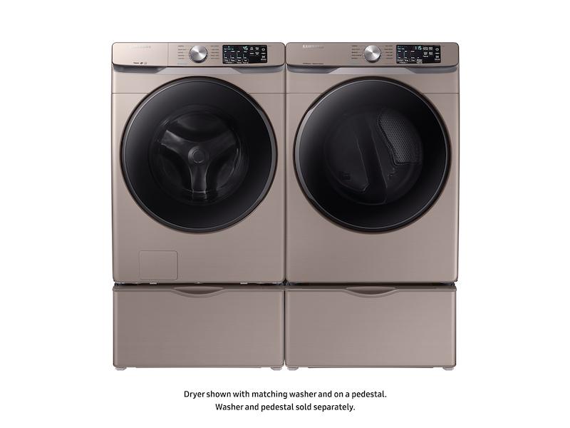 7.5 cu. ft. Electric Dryer with Steam Sanitize+ in Champagne