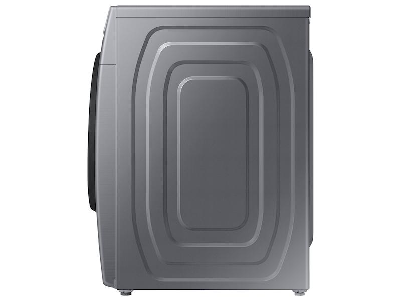 7.5 cu. ft. Front Load Electric Dryer with Sensor Dry in Platinum