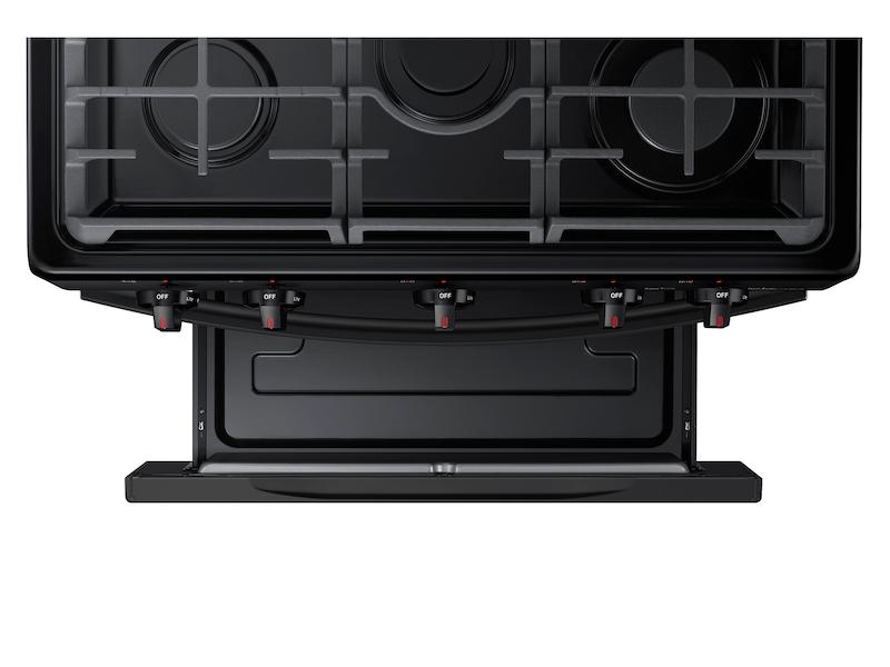 5.8 cu. ft. Freestanding Gas Range with Convection in Black