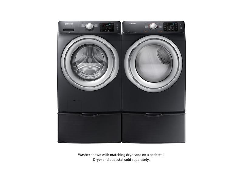4.5 cu. ft. Front Load Washer with Vibration Reduction Technology in Black Stainless Steel