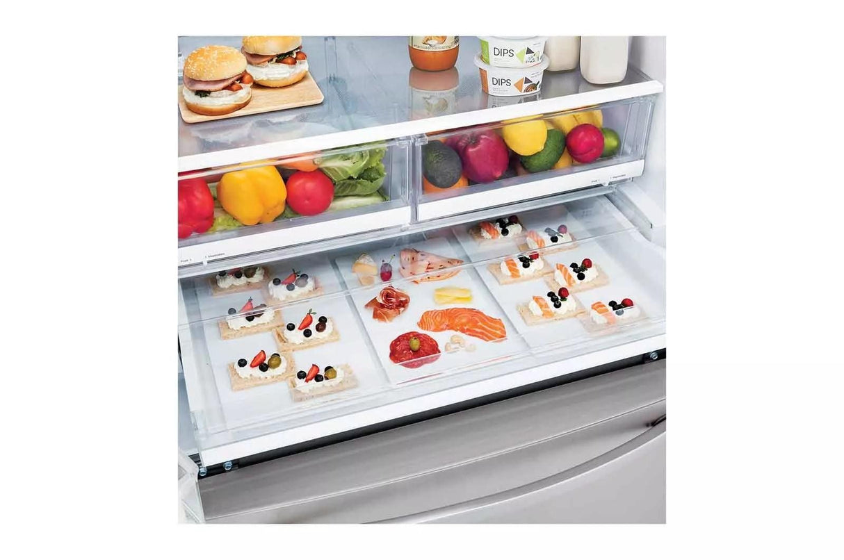 28 cu.ft 3 Door French Door, Standard Depth, Ice and Water with Single Ice Maker