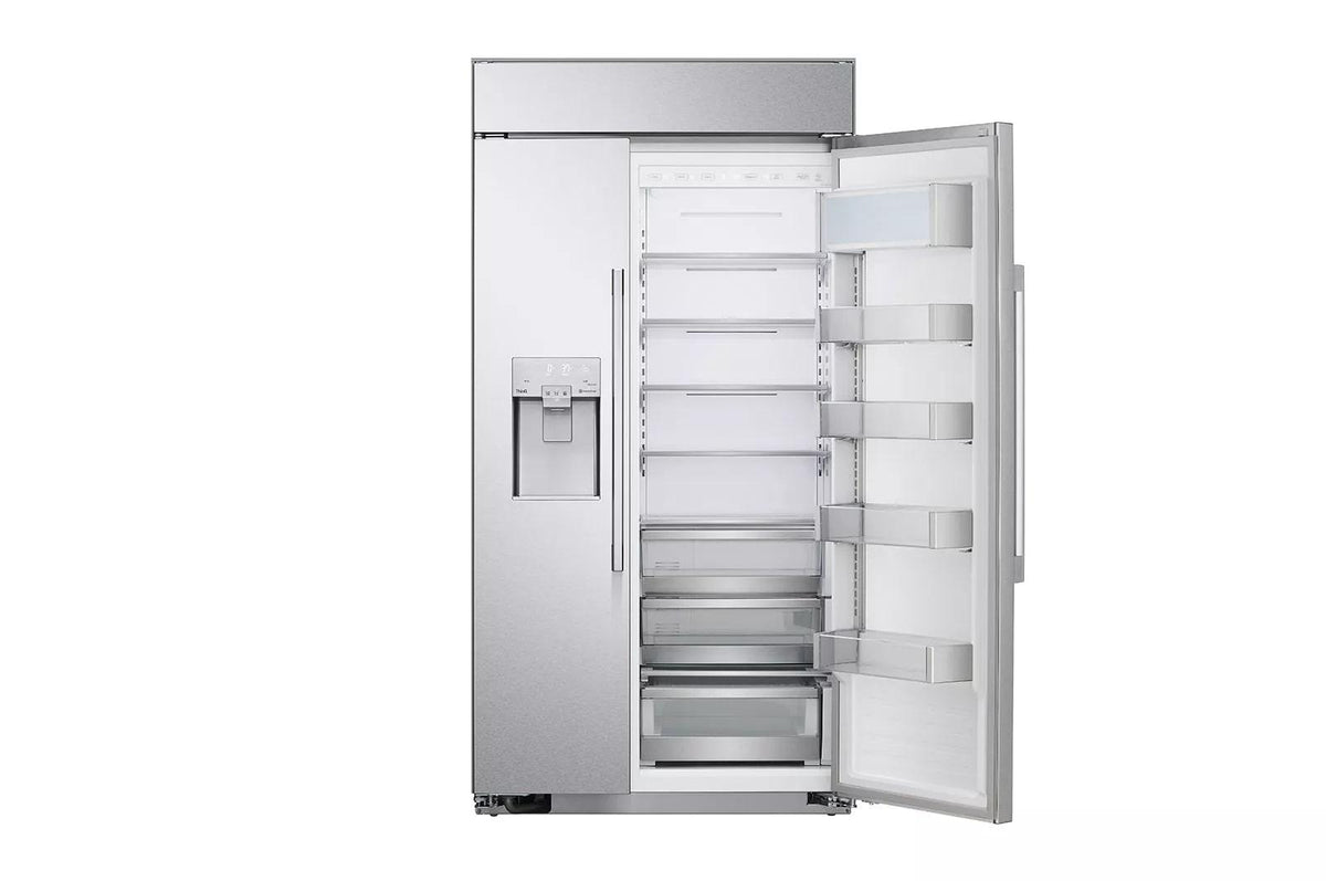 LG STUDIO 26 cu. ft. Smart Side-by-Side Built-In Refrigerator with Ice & Water Dispenser