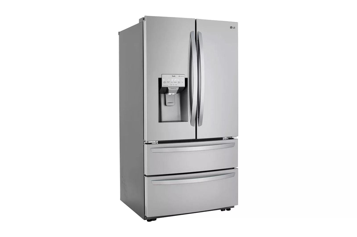 22 cu ft. Smart Counter Depth Double Freezer Refrigerator with Craft Ice™