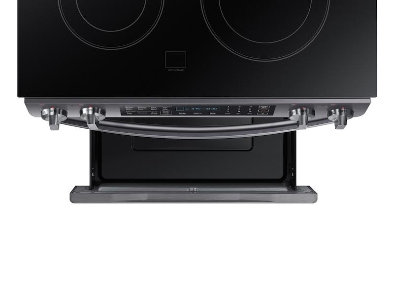 5.8 cu. ft. Slide-In Electric Range in Black Stainless Steel