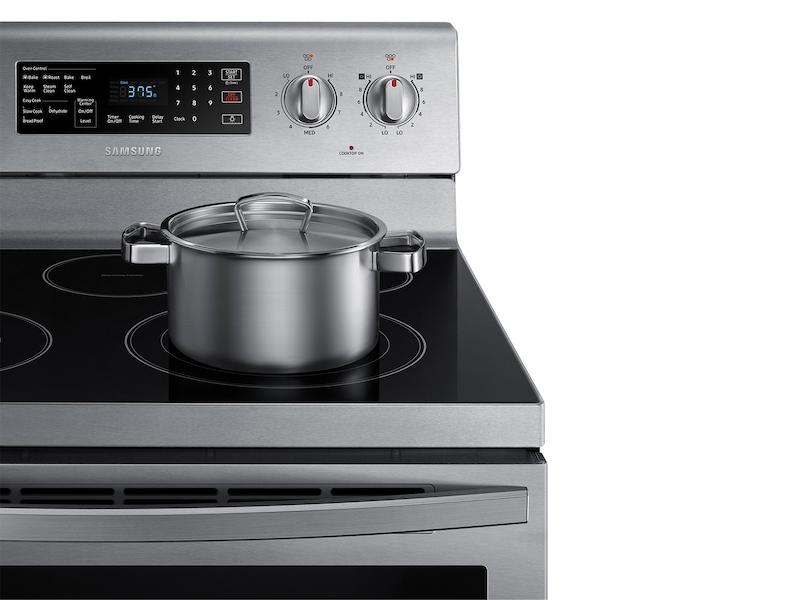 5.9 cu. ft. Freestanding Electric Range with Air Fry and Convection in Stainless Steel