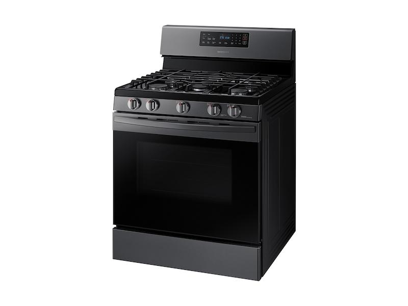 5.8 cu. ft. Freestanding Gas Range in Black Stainless Steel