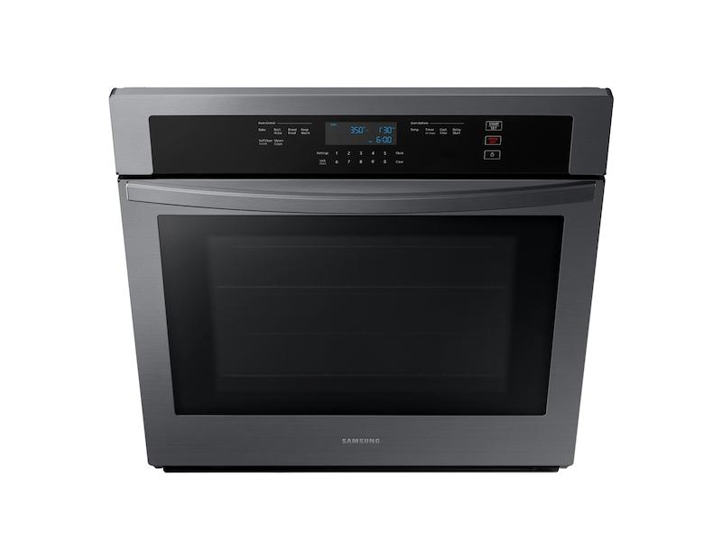 30" Single Wall Oven in Black Stainless Steel