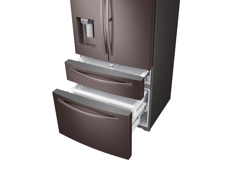 28 cu. ft. Food Showcase 4-Door French Door Refrigerator in Tuscan Stainless Steel