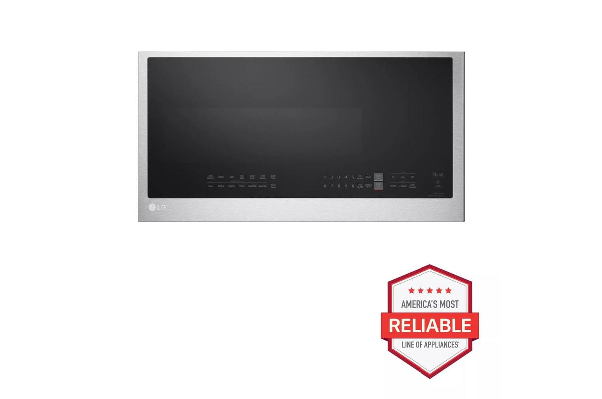 LG 2 Piece Gas Range and Over the Range Microwave Set LRGL5823S & MVEL2033F