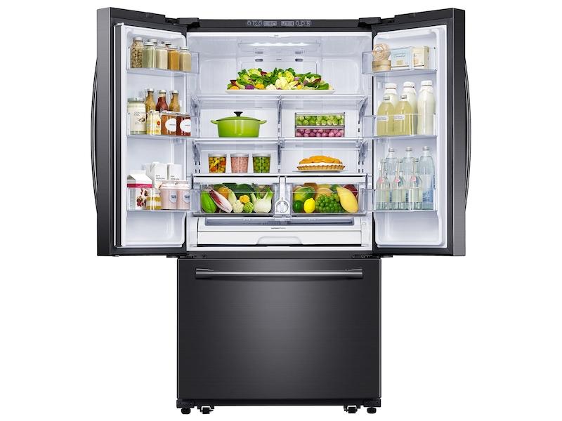26 cu. ft. French Door Refrigerator with Filtered Ice Maker in Black Stainless Steel