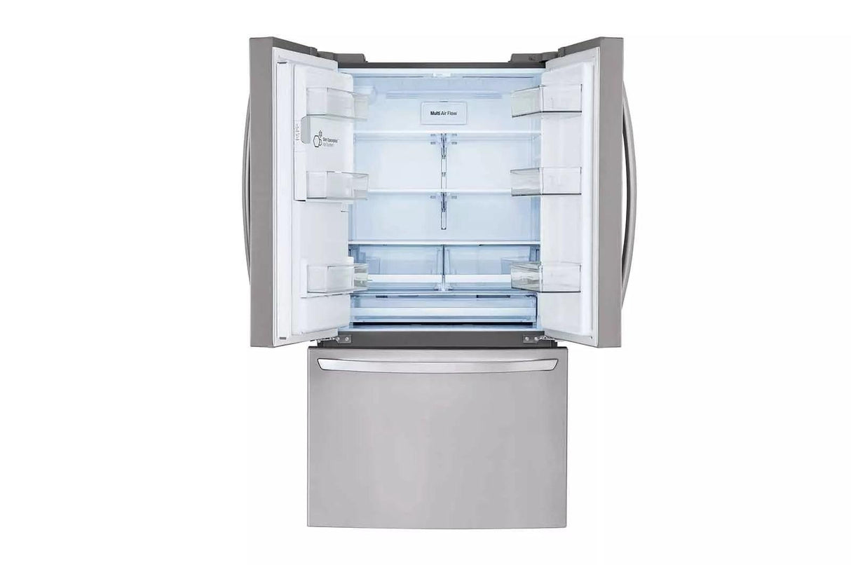 28 cu.ft 3 Door French Door, Standard Depth, Ice and Water with Single Ice Maker