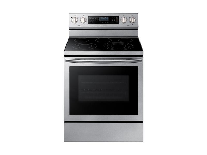 5.9 cu. ft. Freestanding Electric Range with True Convection & Steam Assist in Stainless Steel