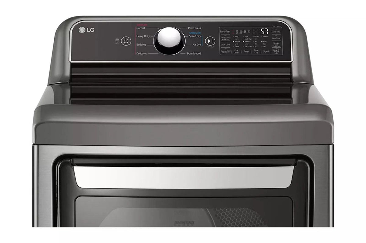 7.3 cu. ft. Ultra Large Capacity Smart wi-fi Enabled Rear Control Gas Dryer with EasyLoad™ Door