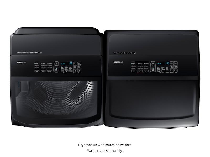 7.4 cu. ft. Electric Dryer with Integrated Controls in Black Stainless Steel