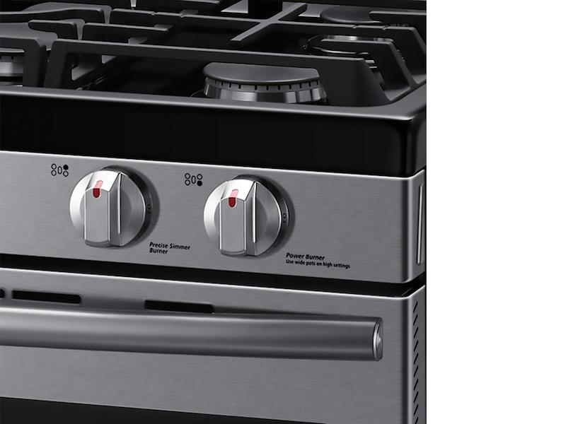 5.8 cu. ft. Freestanding Gas Range with Convection in Stainless Steel