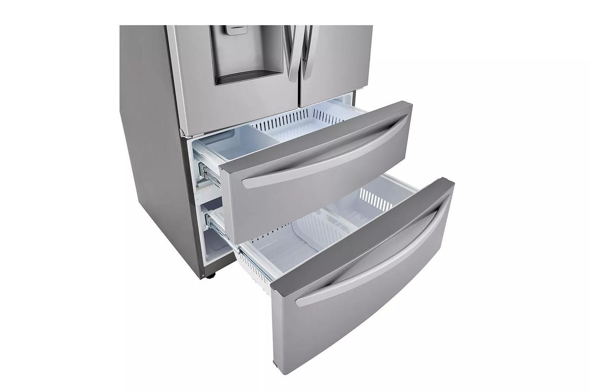22 cu ft. Smart Counter Depth Double Freezer Refrigerator