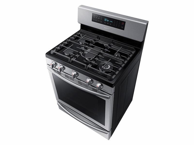 5.8 cu. ft. Gas Range with True Convection in Stainless Steel