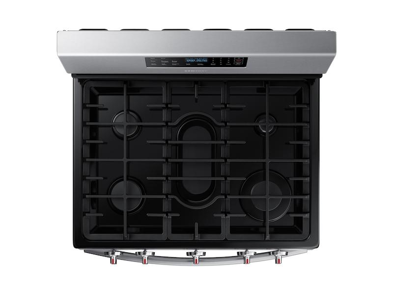 5.8 cu. ft. Freestanding Gas Range in Stainless Steel