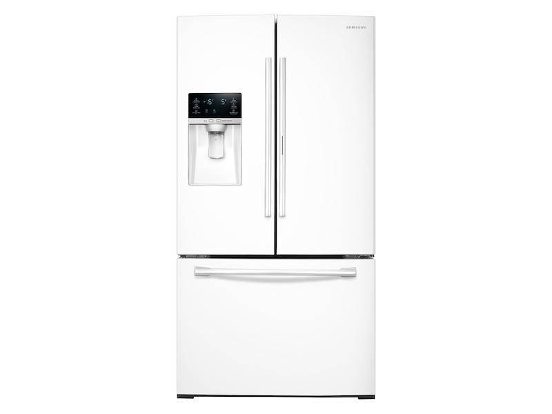 28 cu. ft. Food Showcase 3-Door French Door Refrigerator in White